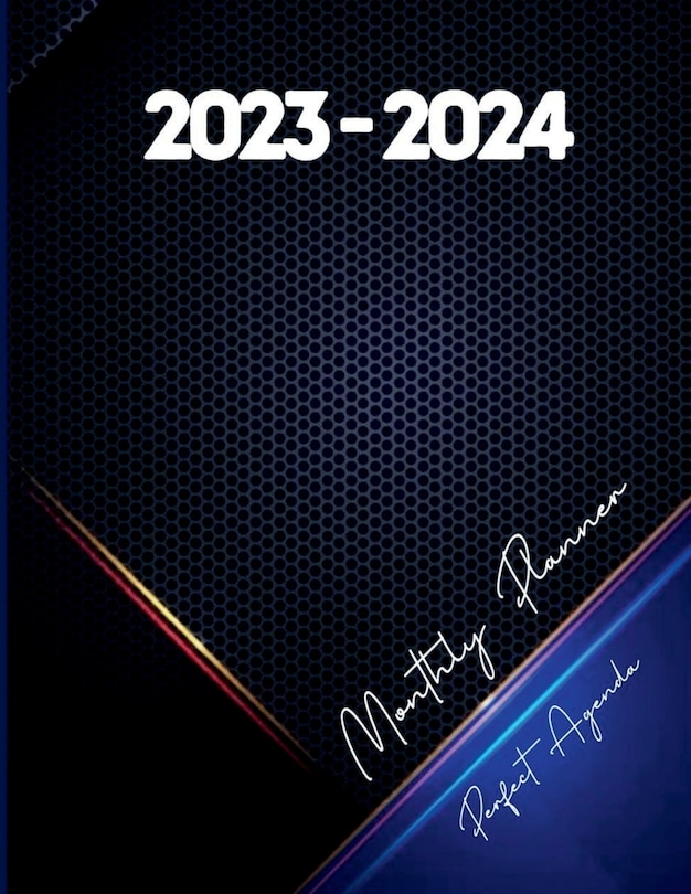 Front cover_2023-2024 Monthly Planner Perfect Agenda