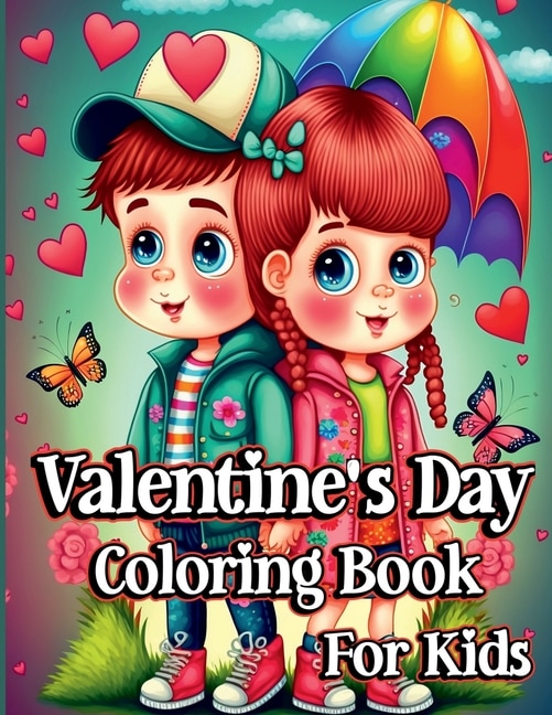 Front cover_Valentine's Day Coloring Book For Kids