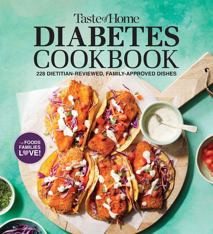 Front cover_Taste of Home Diabetes Cookbook