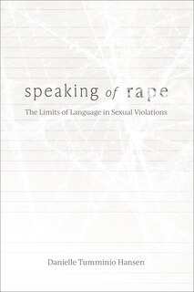 Front cover_Speaking of Rape