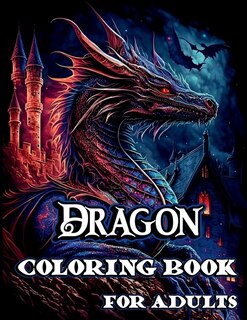 Front cover_Dragon Coloring Book for Adults