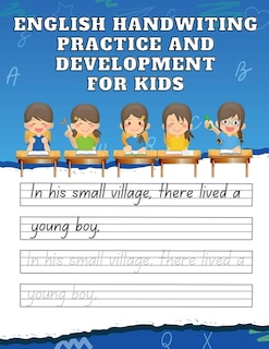 Front cover_English Handwiting Practice and Development Book for Kids