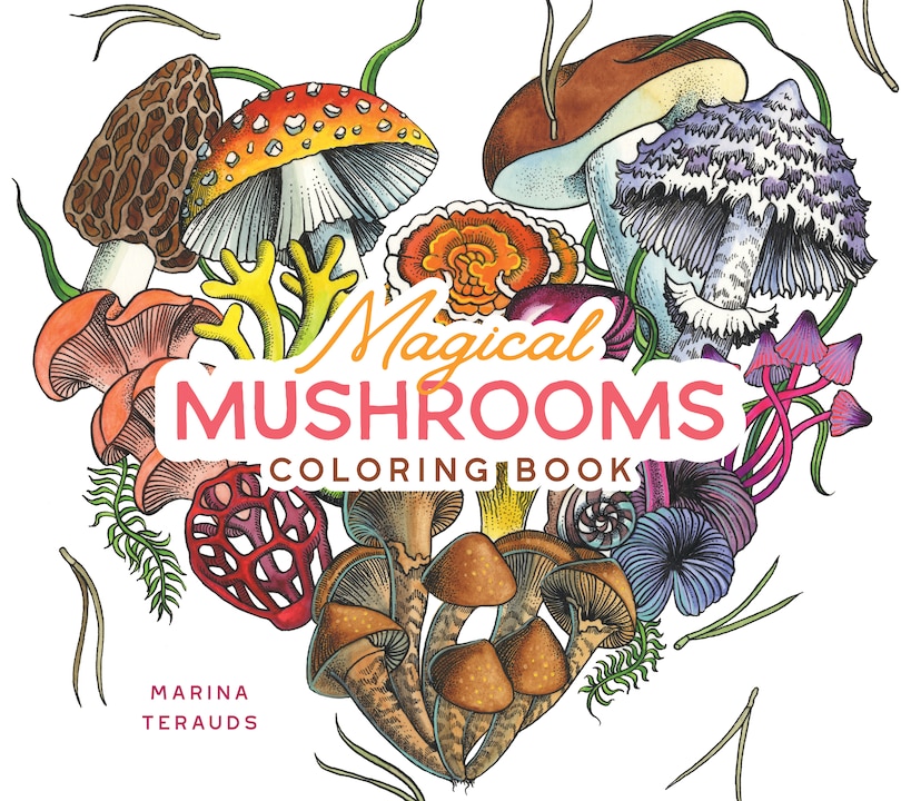 Front cover_Magical Mushrooms Coloring Book