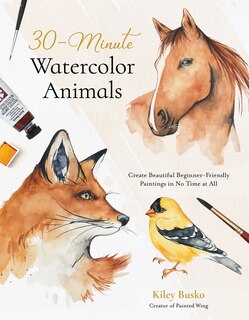 Front cover_30-Minute Watercolor Animals