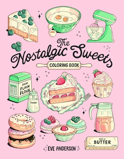 Front cover_The Nostalgic Sweets Coloring Book