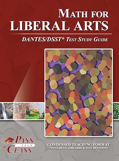 Front cover_Math for Liberal Arts DANTES / DSST Test Study Guide