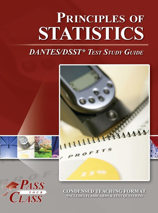 Couverture_Principles of Statistics DANTES / DSST Test Study Guide
