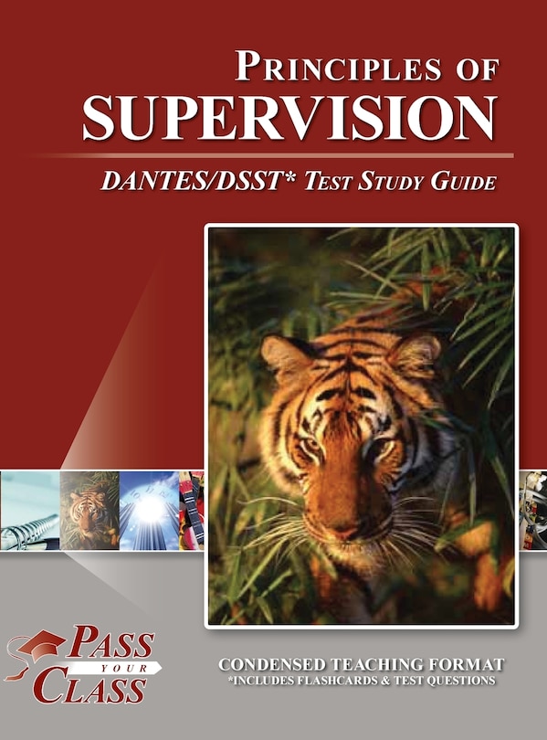 Front cover_Principles of Supervision DANTES / DSST Test Study Guide