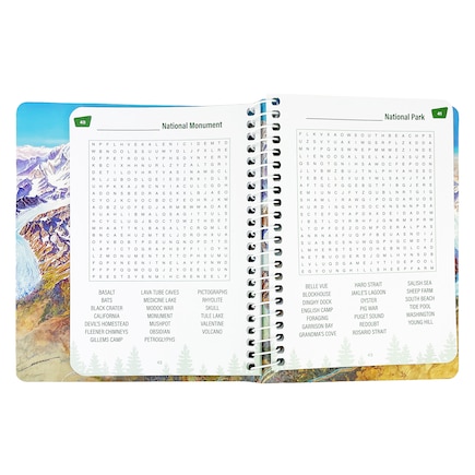 National Parks Word Search