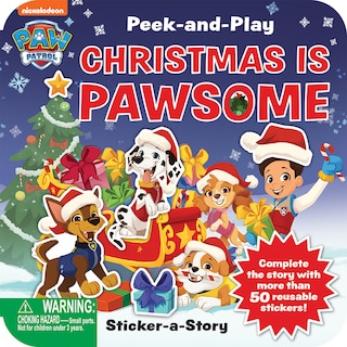 Front cover_PAW Patrol Christmas is Pawsome