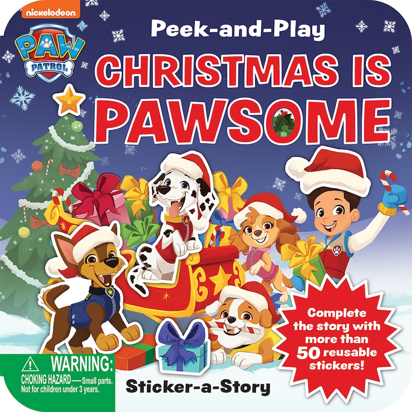 Front cover_PAW Patrol Christmas is Pawsome