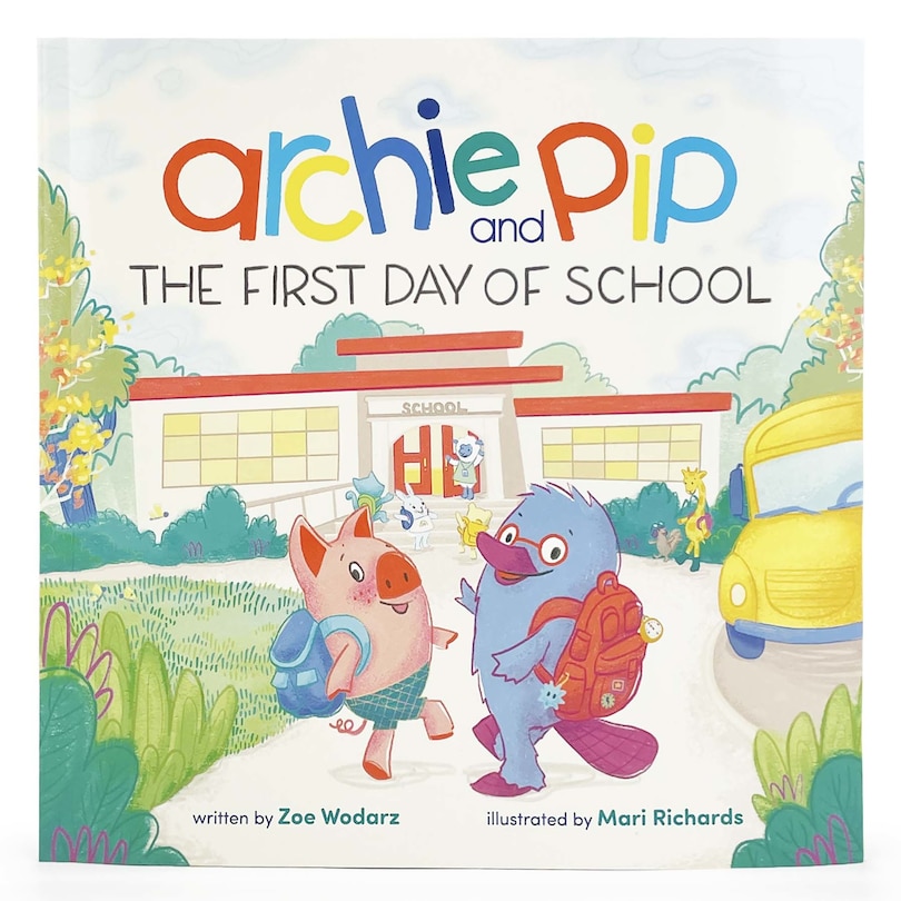 Front cover_Archie & Pip First Day of School (Paperback)