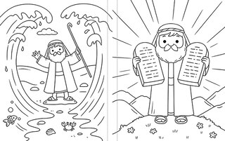 Front cover_Bible Coloring Book with Stickers