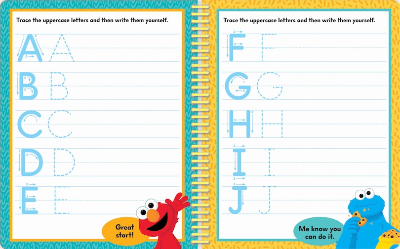 Front cover_Sesame Street Write & Erase ABC and 123
