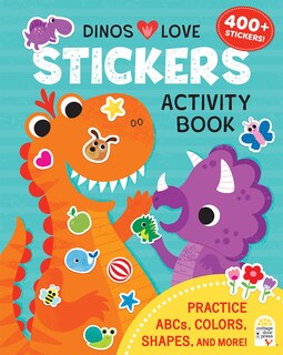 Couverture_Dinos Love Stickers Activity Book