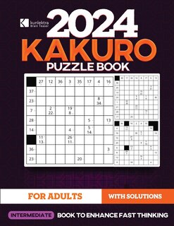 Front cover_Kunlektra Brain Teaser 11 x 11 Kakuro Puzzle Book for Adults