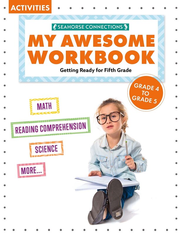 Front cover_My Awesome Workbook Grade 4 to Grade 5