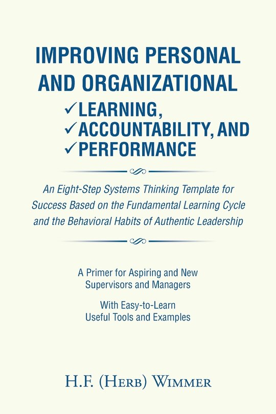 Front cover_Improving Personal and Organizational Learning, Accountability, and Performance