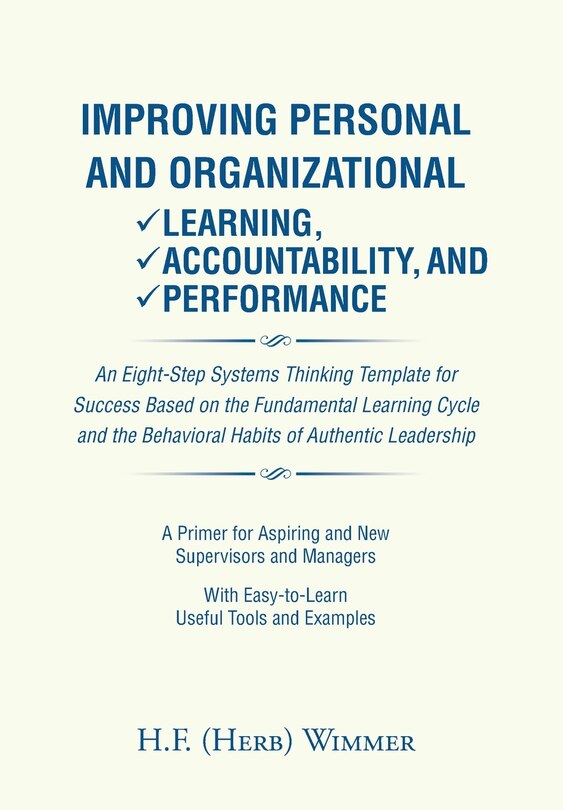 Front cover_Improving Personal and Organizational Learning, Accountability, and Performance