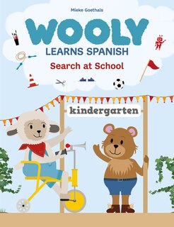 Front cover_Wooly Learns Spanish. Search at School
