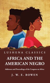 Front cover_Africa and the American Negro