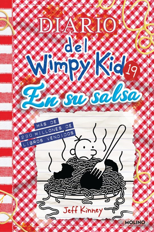 Front cover_Diario del Wimpy Kid 19. En su salsa / Diary of a Wimpy Kid #19. Hot Mess