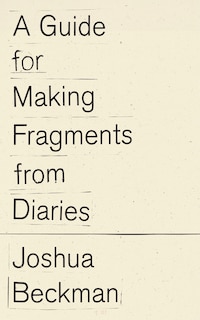Front cover_A Guide for Making Fragments from Diaries