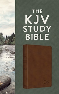 Front cover_The KJV Study Bible [Chesnut Brown Fish]
