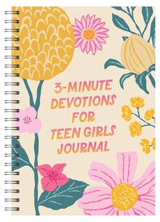 Front cover_3-Minute Devotions for Teen Girls Journal