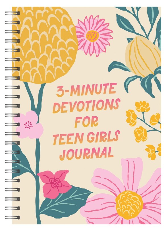 Front cover_3-Minute Devotions for Teen Girls Journal