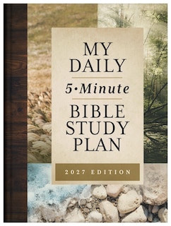 Couverture_My Daily 5-Minute Bible Study Plan (for men): 2027 Edition