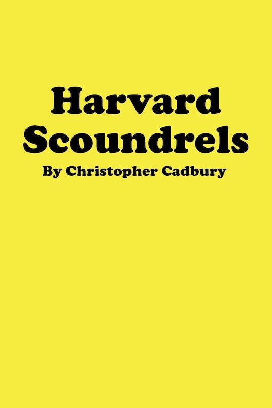 Front cover_Harvard Scoundrels