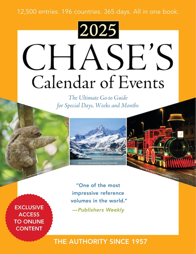 Front cover_Chase's Calendar of Events 2025