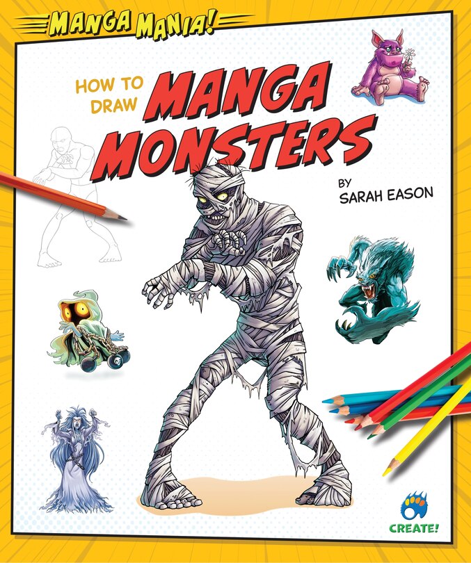 Couverture_How to Draw Manga Monsters