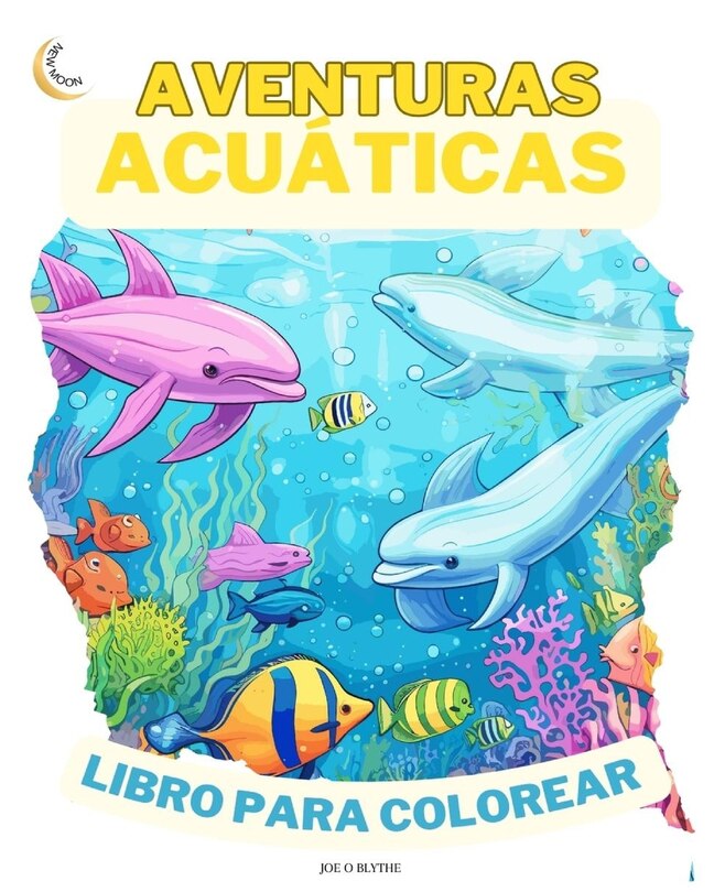 Front cover_Aventuras Acuáticas LIBRO PARA COLorear