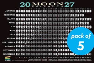 Couverture_2027 Moon Calendar Card (5 pack)