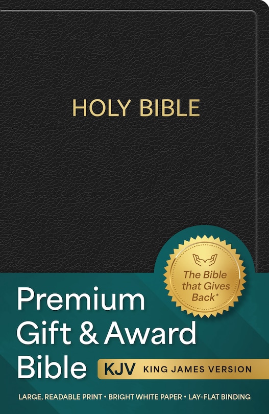 Couverture_KJV Holy Bible: Premium Gift and Award Bible, Black Imitation Leather