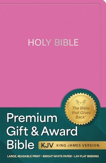 Couverture_KJV Holy Bible: Premium Gift and Award Bible, Pink Imitation Leather