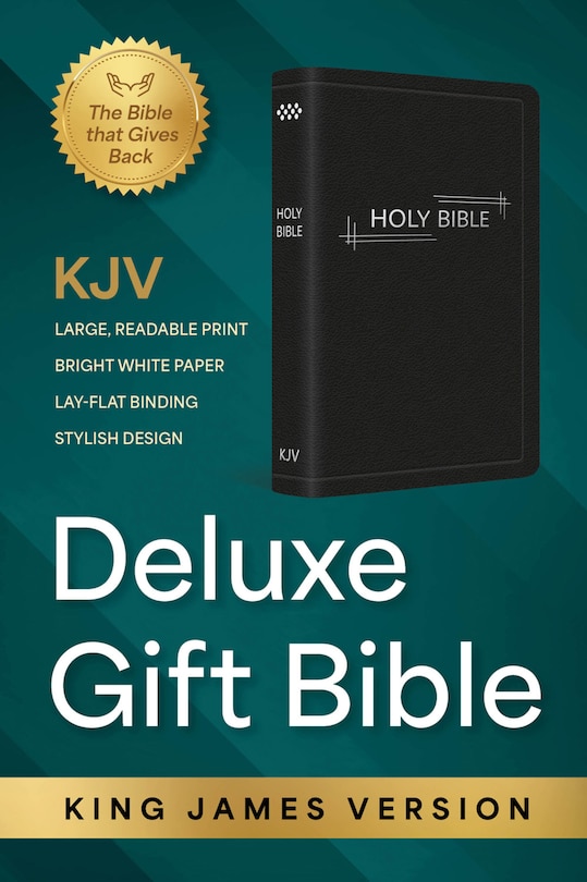 Couverture_KJV Holy Bible: Deluxe Gift Bible - Black with Silver Frame
