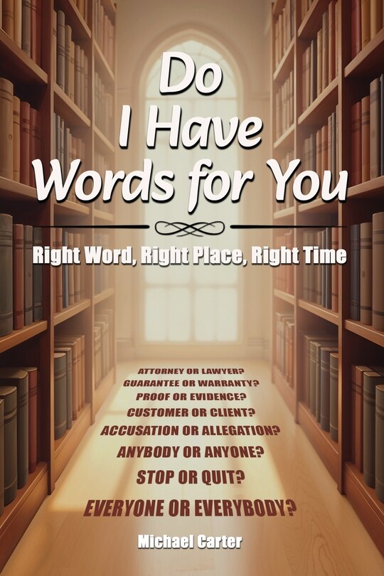 Front cover_Do I Have Words For You