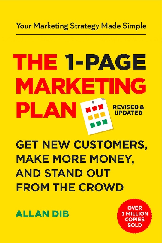 Front cover_The 1-Page Marketing Plan
