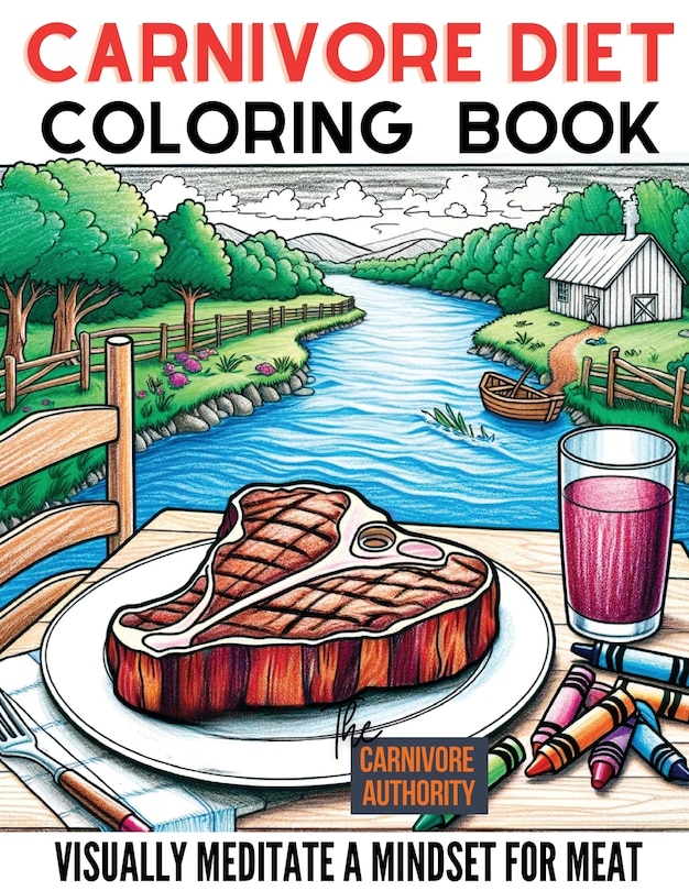 Couverture_Carnivore Diet Coloring Book