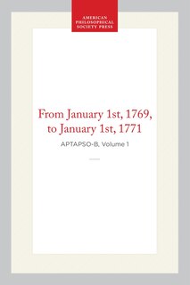 Front cover_Transactions of the American Philosophical Society, Old Series, Vol 1, 1769-1771 (First Edition)