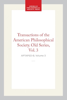Couverture_Transactions of the American Philosophical Society, Old Series, Vol 3, 1793