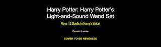 Front cover_Harry Potter: Harry Potter Light and Sound Wand Set