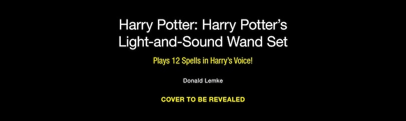 Front cover_Harry Potter: Harry Potter Light and Sound Wand Set