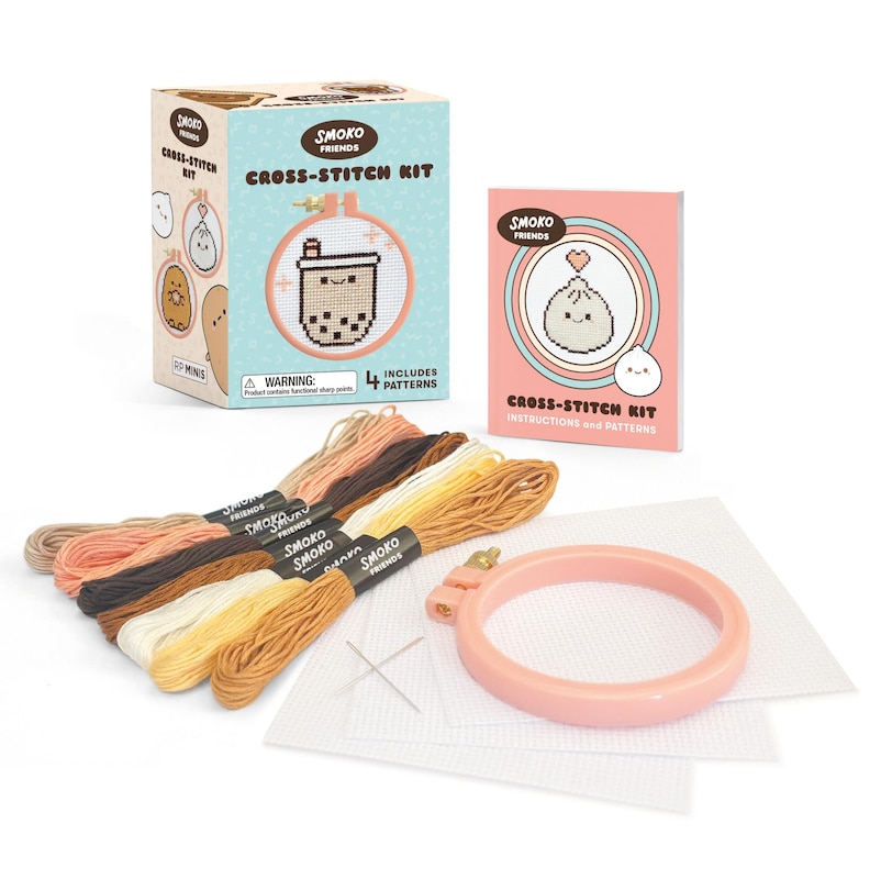 Couverture_Smoko Friends Cross-Stitch Kit