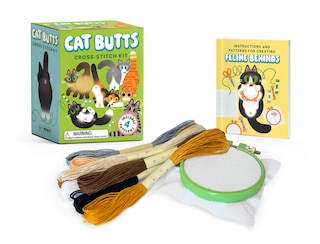 Front cover_Cat Butts Cross-Stitch Kit
