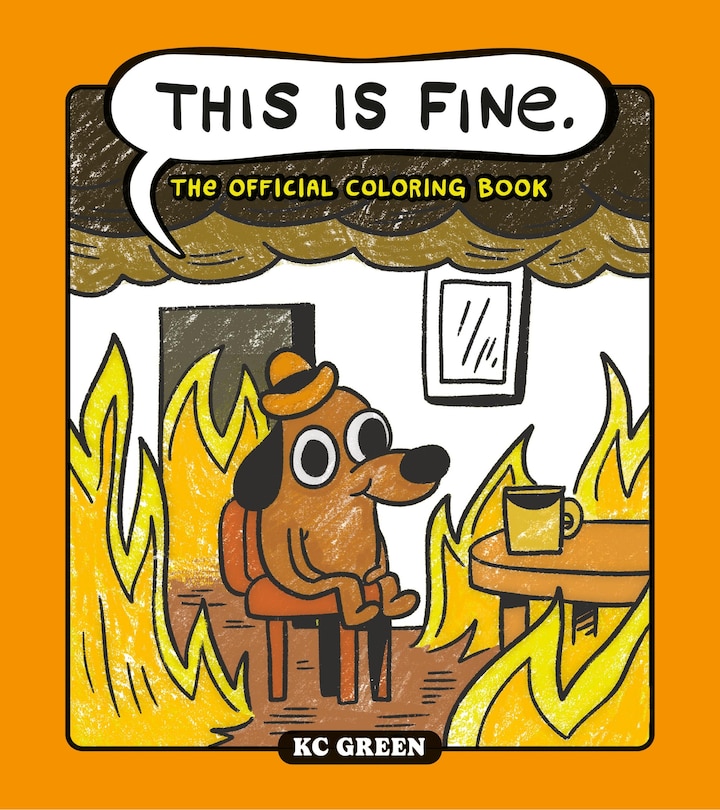 Couverture_This Is Fine: The Official Coloring Book