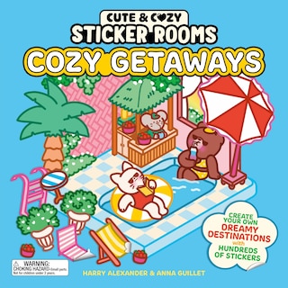 Front cover_Cute and Cozy Sticker Rooms: Cozy Getaways